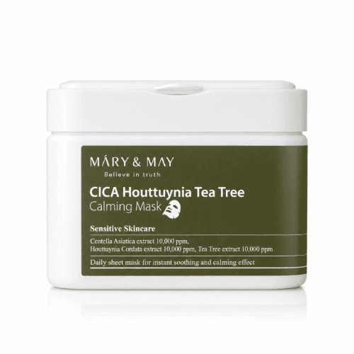 CICA Houttuynia Tea Tree Calming Mask - Maska w płacie o działaniu łagodzącym