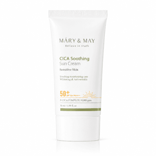 Vegan CICA Soothing Sun Cream SPF50+ PA++++ - Nawilżający krem z filtrem przeciwsłonecznym