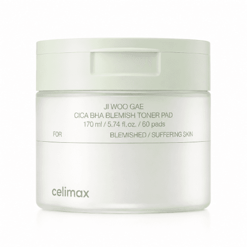 Ji Woo Gae Cica Bha Blemish Toner Pad płatki do twarzy