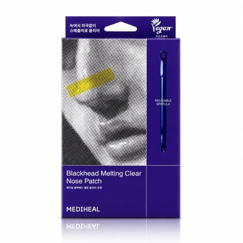 Blackhead melting Clear Nose Patch Mask - Zestaw do oczyszczania porów z obszarów nosa 3-etapowy