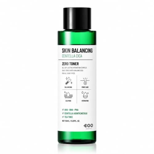 Skin Balancing Centella Cica Zero Toner - Tonik do twarzy z ekstraktem z wąkrotki azjatyckiej