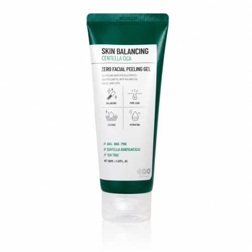 Skin Balancing Centella Cica Zero Facial Peeling Gel - Oczyszczający żel-peeling do mycia twarzy z ekstraktem z wąkrotki azjatyckiej
