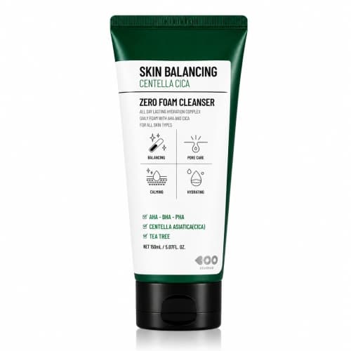 Skin Balancing Centella Cica Zero Foam Cleanser - Pianka do mycia twarzy z ekstraktem z wąkrotki azjatyckiej
