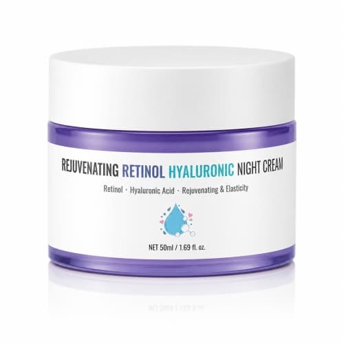 Rejuvenating Retinol & Hyaluronic Night Cream - Odmładzający krem na noc z retinolem i kwasem hialuronowym