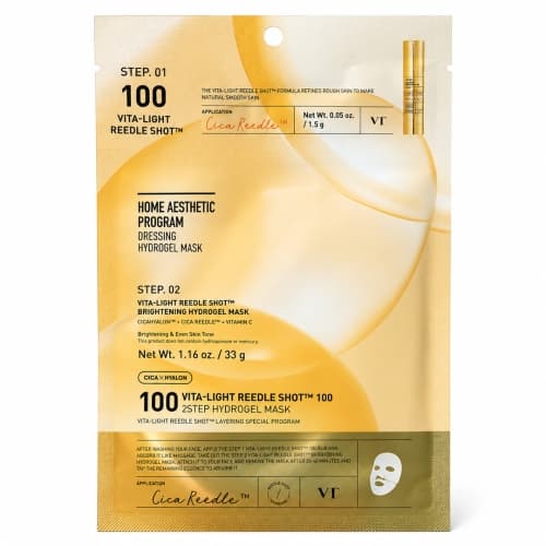 Vita-Light Reedle Shoot Brightening Hydrogel Mask - Hydrożelowa dwuetapowa maska rozświetlająca+