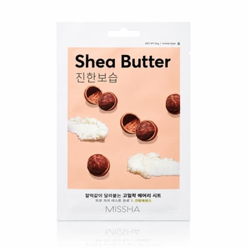 Airy Fit Shea Butter maseczka w płachcie o działaniu silnie nawilżającym i odżywczym