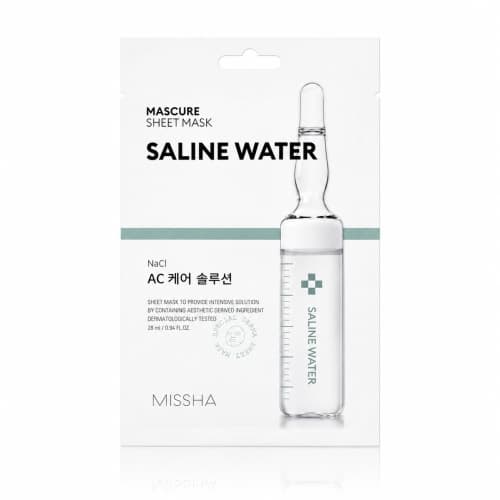 Mascure AC Care Solution Sheet Mask Saline Water - Maseczka w płachcie przeciw wypryskom z ekstraktem z wody morskiej