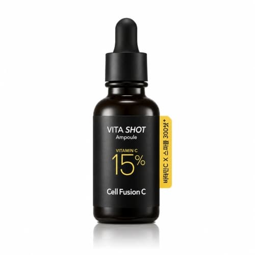 Vita Shot Ampoule - Rozjaśniające serum z 15% witaminą C i mikroigłami