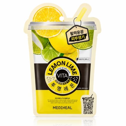 Lemonlime Vita Mask, maska rozświetlająco-energetyzująca z cytryną i limonką