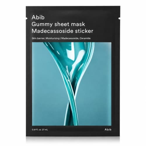 Gummy Sheet Mask Madecassoside Sticker - Nawilżająco-regenerująca maseczka z wąkrotą