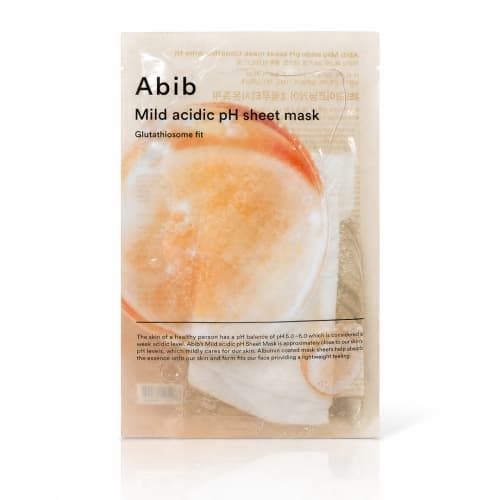 Mild Acidic Ph Sheet Mask Glutathiosome Fit - Maseczka nawilżająca i rozświetlająca