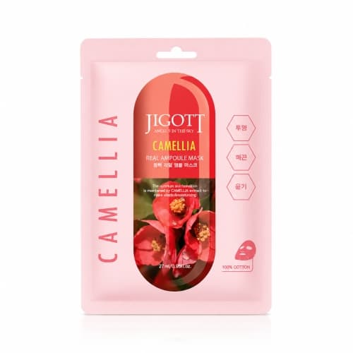 Camellia Real Ampoule Mask - Maseczka w płachcie z kamelią