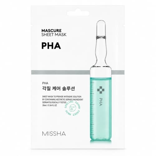 Mascure Sheet Mask PHA - Złuszczająco-oczyszczająca maseczka w płachcie z kwasami PHA