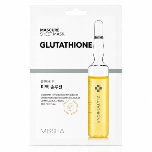 Mascure Solution Sheet Mask Glutathione