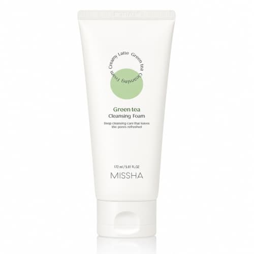Creamy Latte Cleansing Foam Green Tea