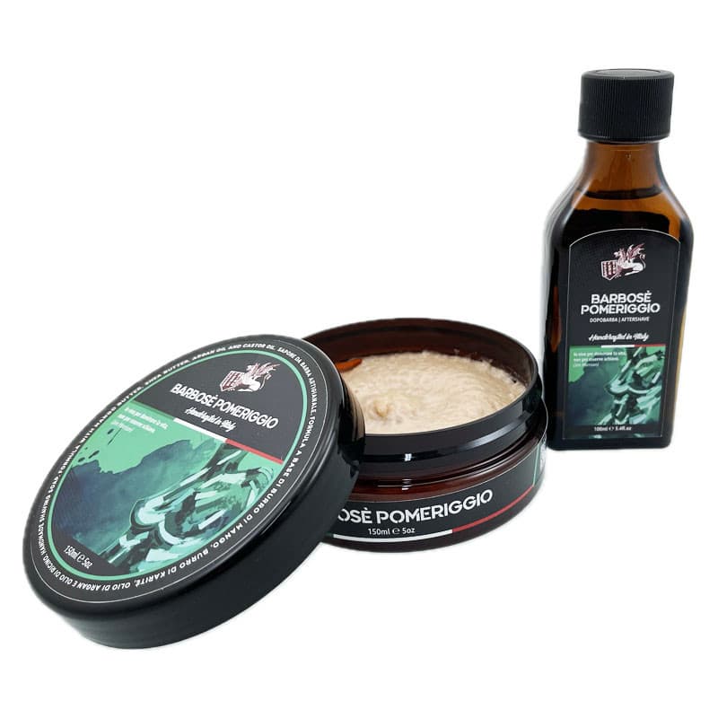 TFS Barbose Pomeriggio włoski zestaw do golenia mydło w tyglu i after shave