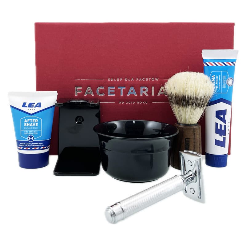 Zestaw prezentowy z Muhle R89, pędzel nom THEO41DA i LEA Shaving