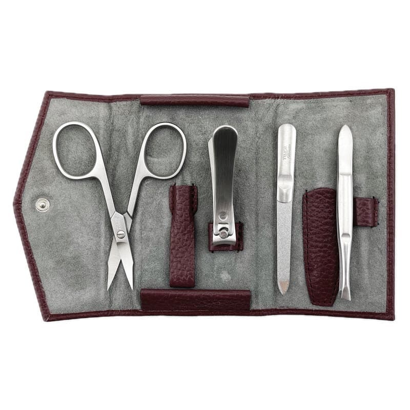 33112 Deluxe Inox przybornik do paznokci 4 cz