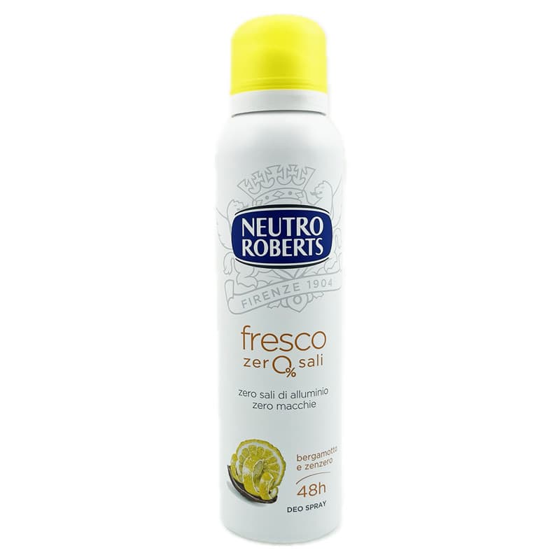 Deo Spray Fresco, 0% soli glinu (żółty)