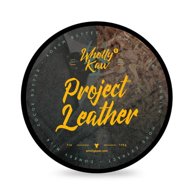 Project Leather mydło do golenia w tyglu