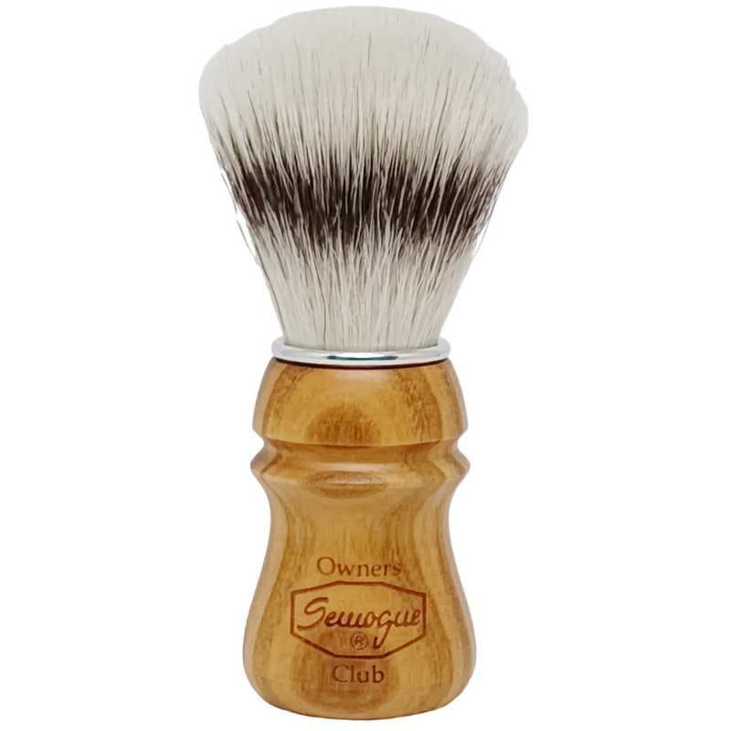 SOC Cherrywood Sylver Synthetic pędzel do golenia syntetyk, uchwyt drewno wiśni