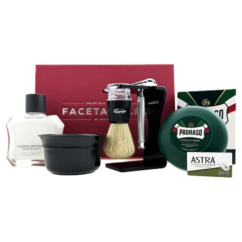 Proraso i Goodfellas Smile zestaw do tradycyjnego golenia z miseczką