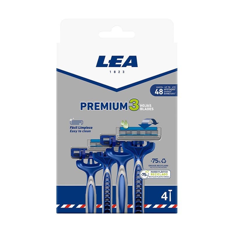 PREMIUM 3 jednorazowe maszynki 3 ostrza (karton)