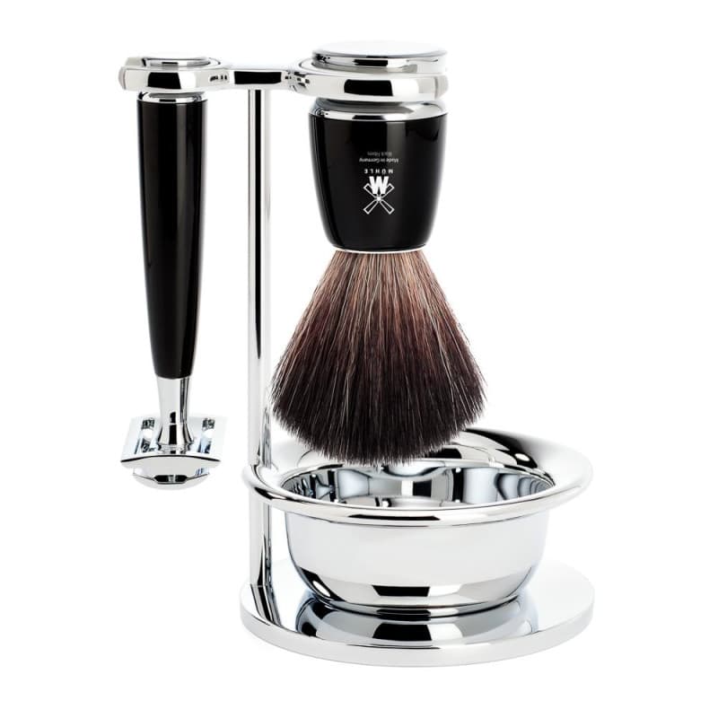 RYTMO S21M226SSR — zestaw do golenia, Black Fibre, czarny