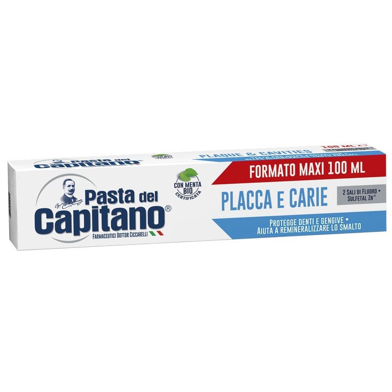 Pasta del Capitano Placca e Carrie pasta do zębów ochrona dziąseł i płytki