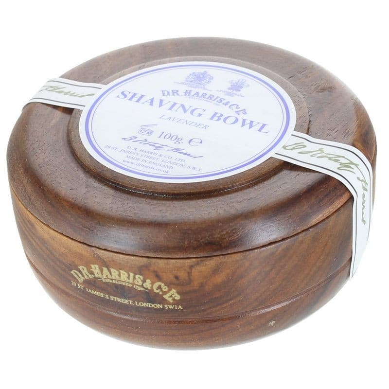 D.R. Harris Shawing Bowl Mahogany wood mydło do golenia Lavender