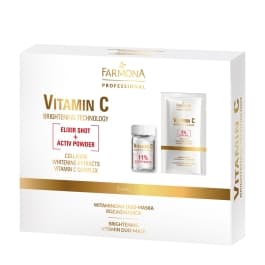 VITAMIN C Witaminowa Duo-maska rozjaśniająca (5 ampułek x, 5 saszetek x)