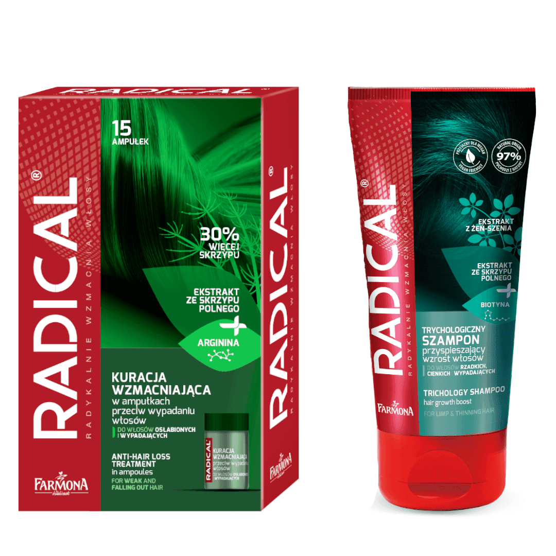 Hair Set - szampon trychologiczny + kuracja wzmacniająca