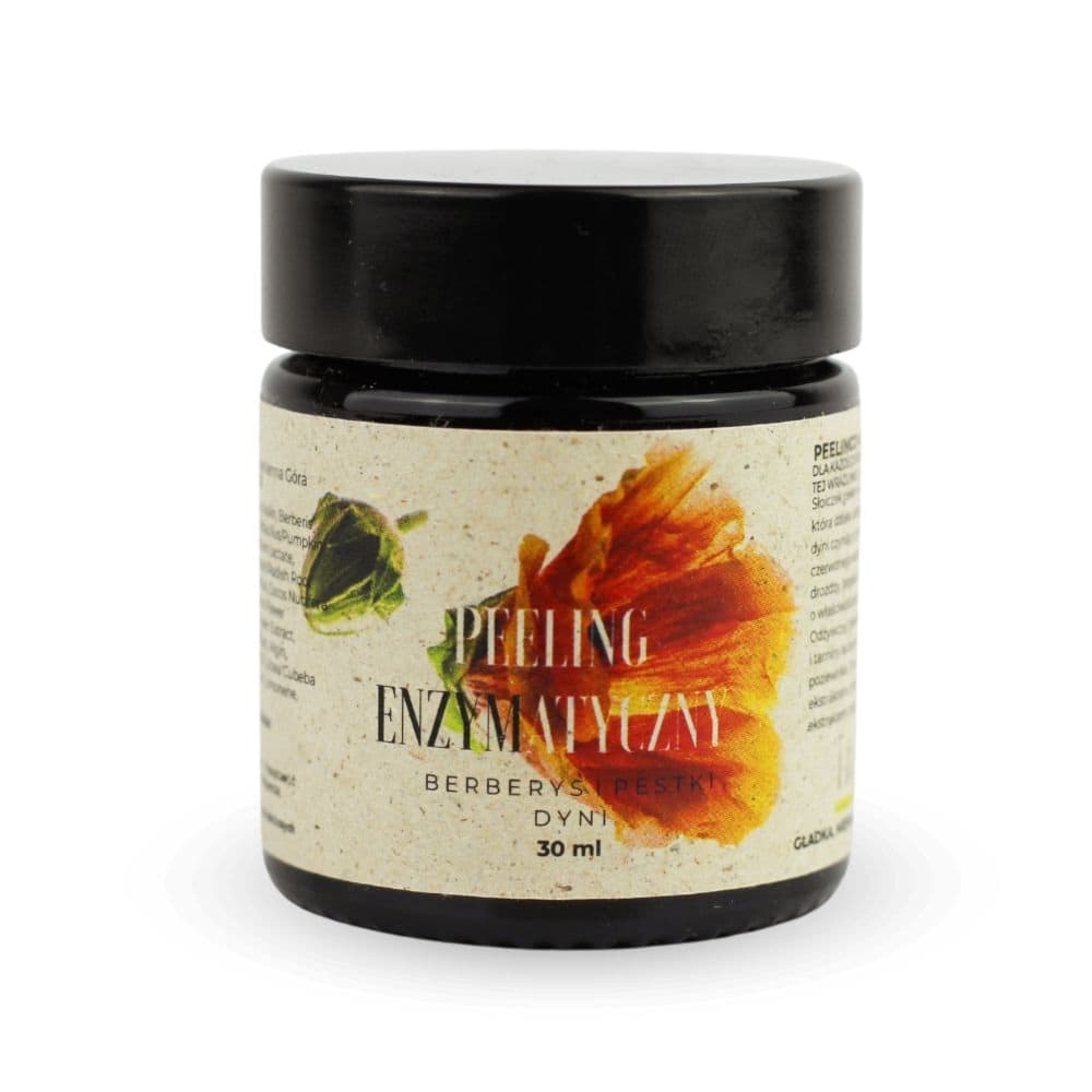 Naturalny peeling - maska enzymatyczna - berberyś, pestki dyni
