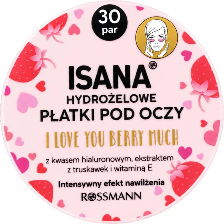 I Love You Berry Much — płatki pod oczy, 30 par