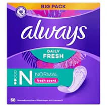 Wkładki Higieniczne Dailies Normal Fresh & Protect