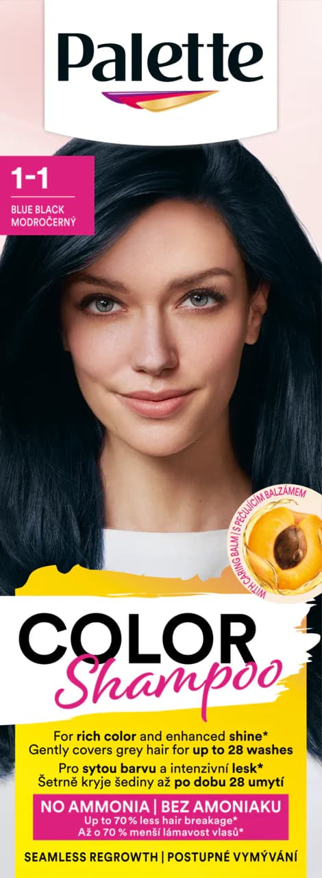Palette Color Shampoo szampon koloryzujący 1-10 Granatowa czerń