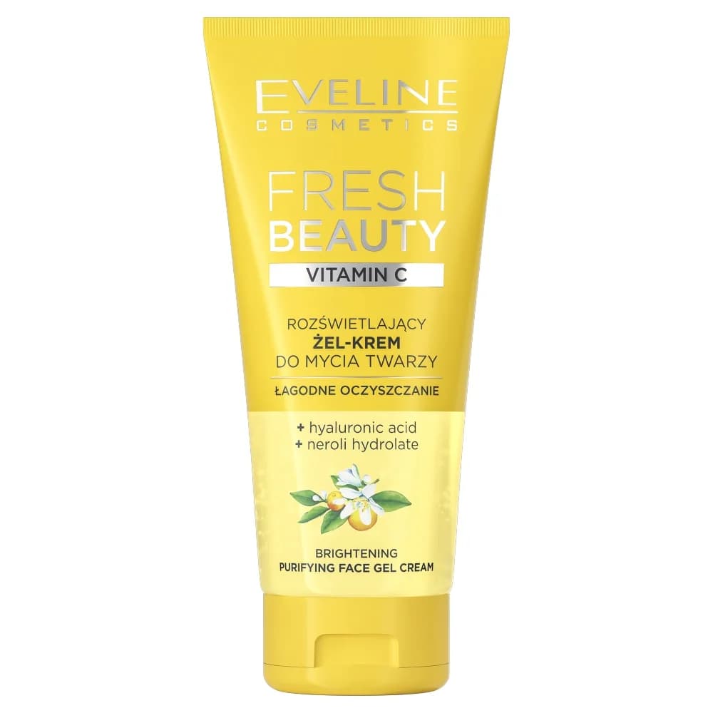 FRESH BEAUTY VITAMIN C - Brightening Purifying Face Gel Cream - Rozświetlający żel-krem do mycia twarzy