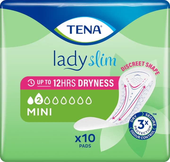 Lady Slim Mini, Podpaski na nietrzymanie moczu dla kobiet