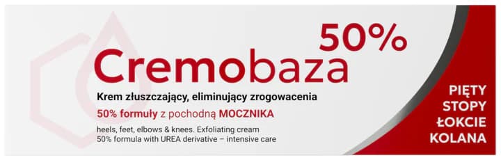 Złuszczający Krem Do Stóp Ciała z Pochodną Mocznika 50%
