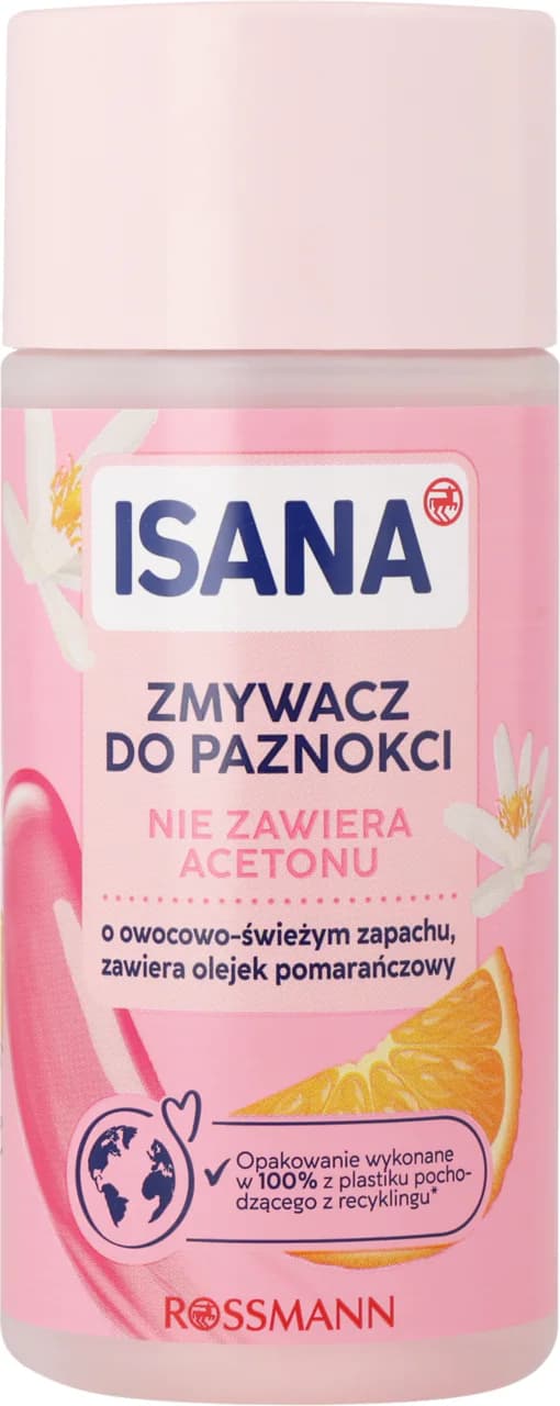 Zmywacz do paznokci bez acetonu — mała butelka