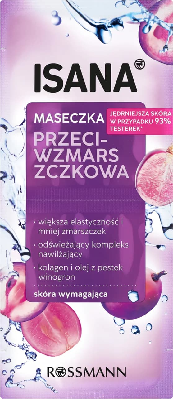 Maseczka przeciwzmarszczkowa z kolagenem morskim