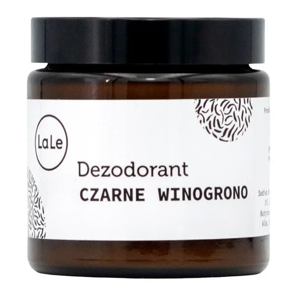 LaLe, dezodorant w kremie, czarne winogrono