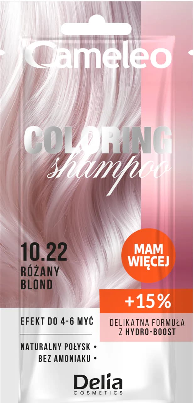 Coloring Shampoo szampon koloryzujący do włosów, nr 10.22 Różany Blond