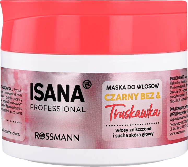 Czarny Bez & Truskawka — maska do włosów