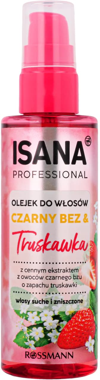Czarny Bez & Truskawka — olejek do włosów