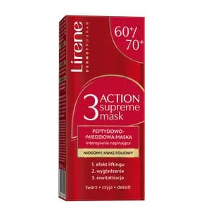 3 Action Supreme Mask peptydowo-miedziowa maska napinająca 60+/70+