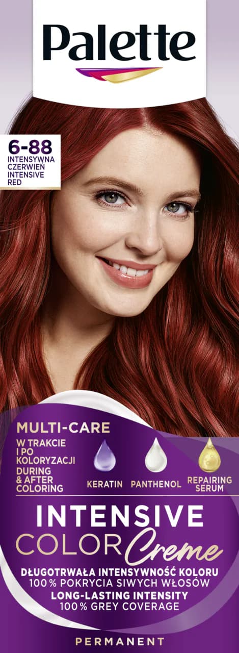 Palette Intensive Color Creme farba 6-88 Rubinowa czerwień