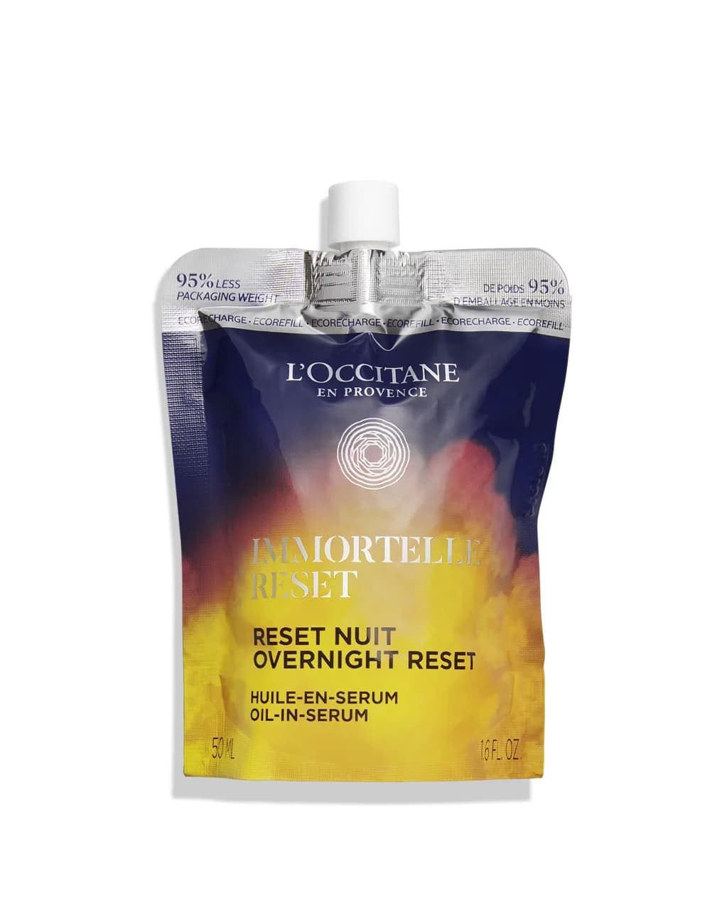 L’Occitane Serum do twarzy na noc Immortelle Reset — wkład uzupełniający
