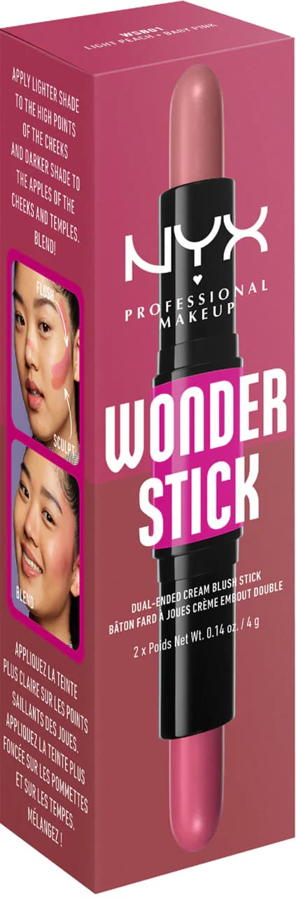 Wonder Stick Cream Blush – 1 - Light Peach N Baby Pink