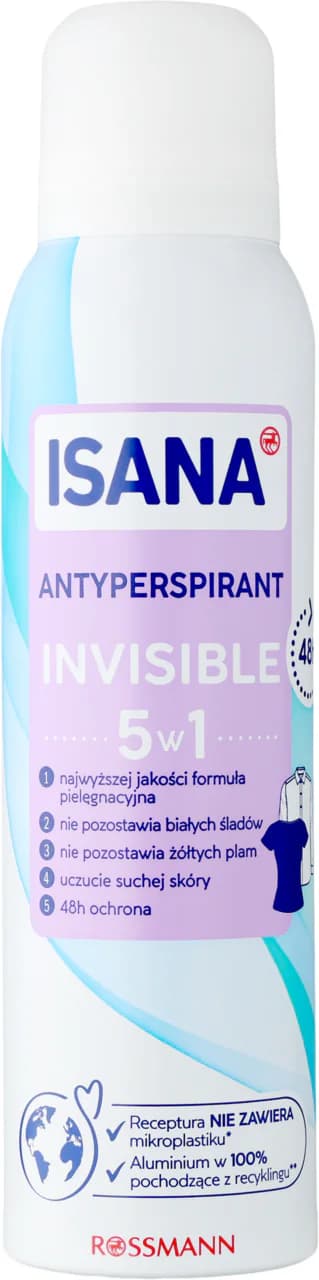 Invisible 5w1 — antyperspirant w sprayu 48 h